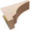 Ekena Millwork 11"W x 33"D x 22"H Classic Moab Rough Cedar Woodgrain TimberThane Corbel, Primed Tan CORUR11X33X22MOARCPR - alternate 4